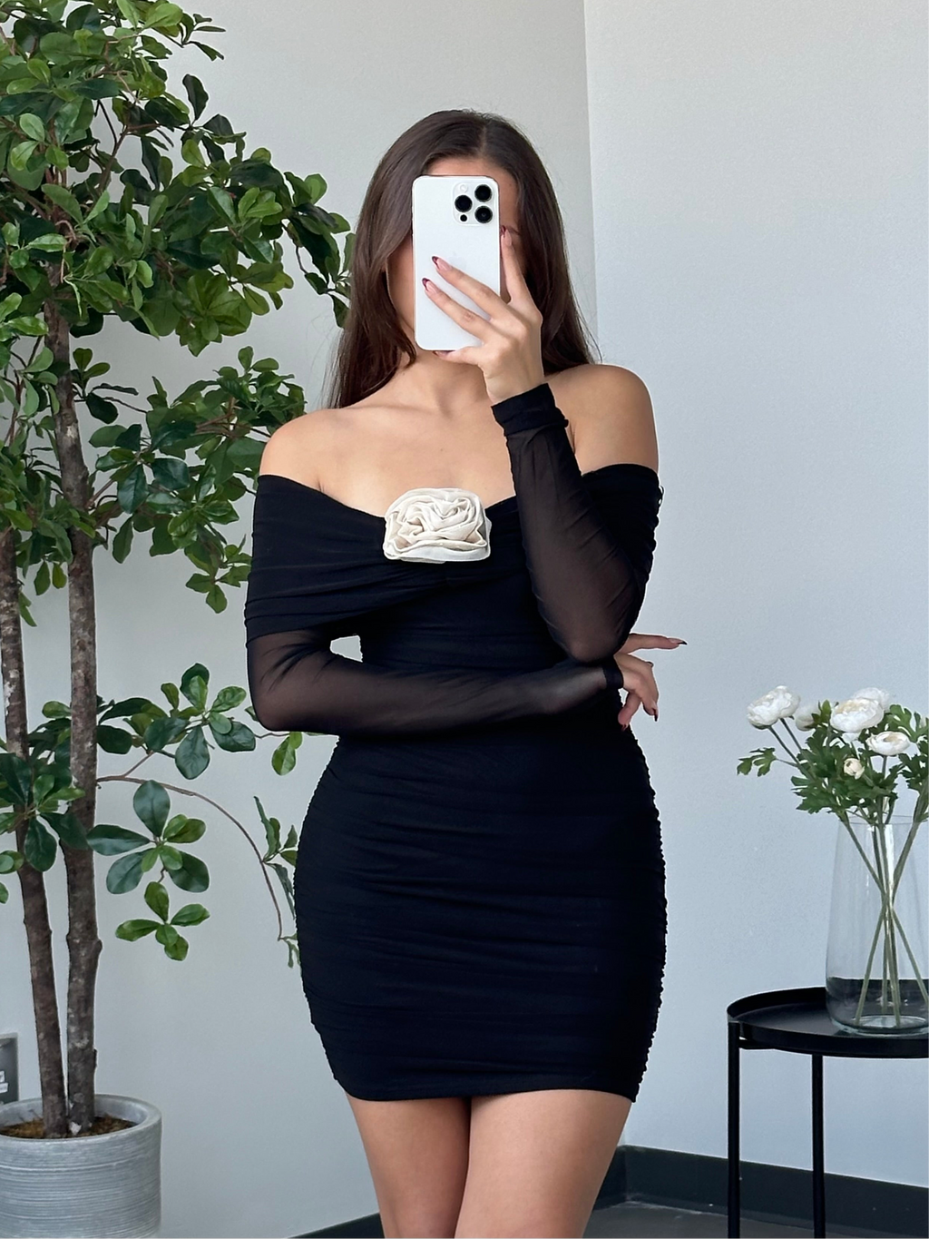 Rose Dress (Black)