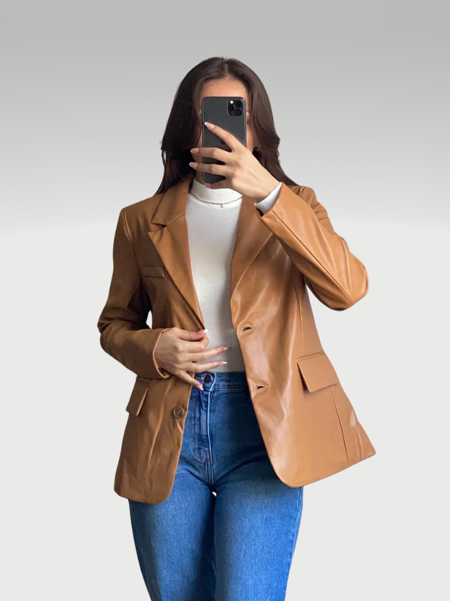 City Girl Blazer (Camel)