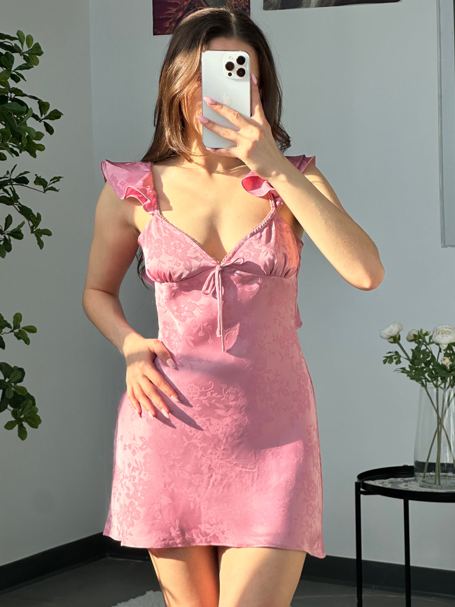 Juliet Dress (Rose Pink)