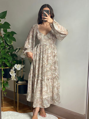 Ethereal Dress (Taupe)