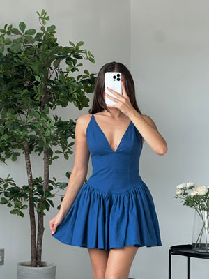 Poppy Dress (Blue)