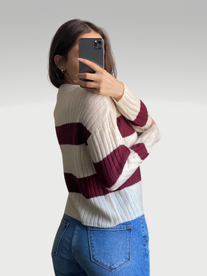 Cozy Sweater (Burgundy)