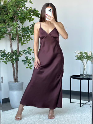 Cholocate Plum Dress