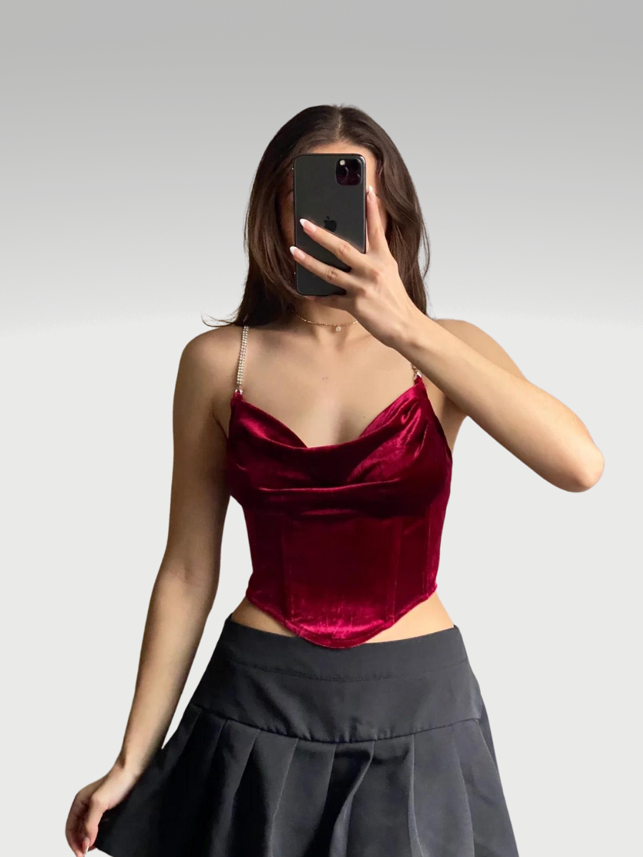 Mabel Top (Red)