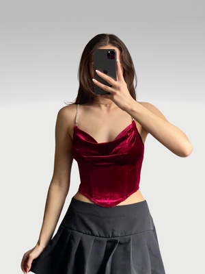 Mabel Top (Red)