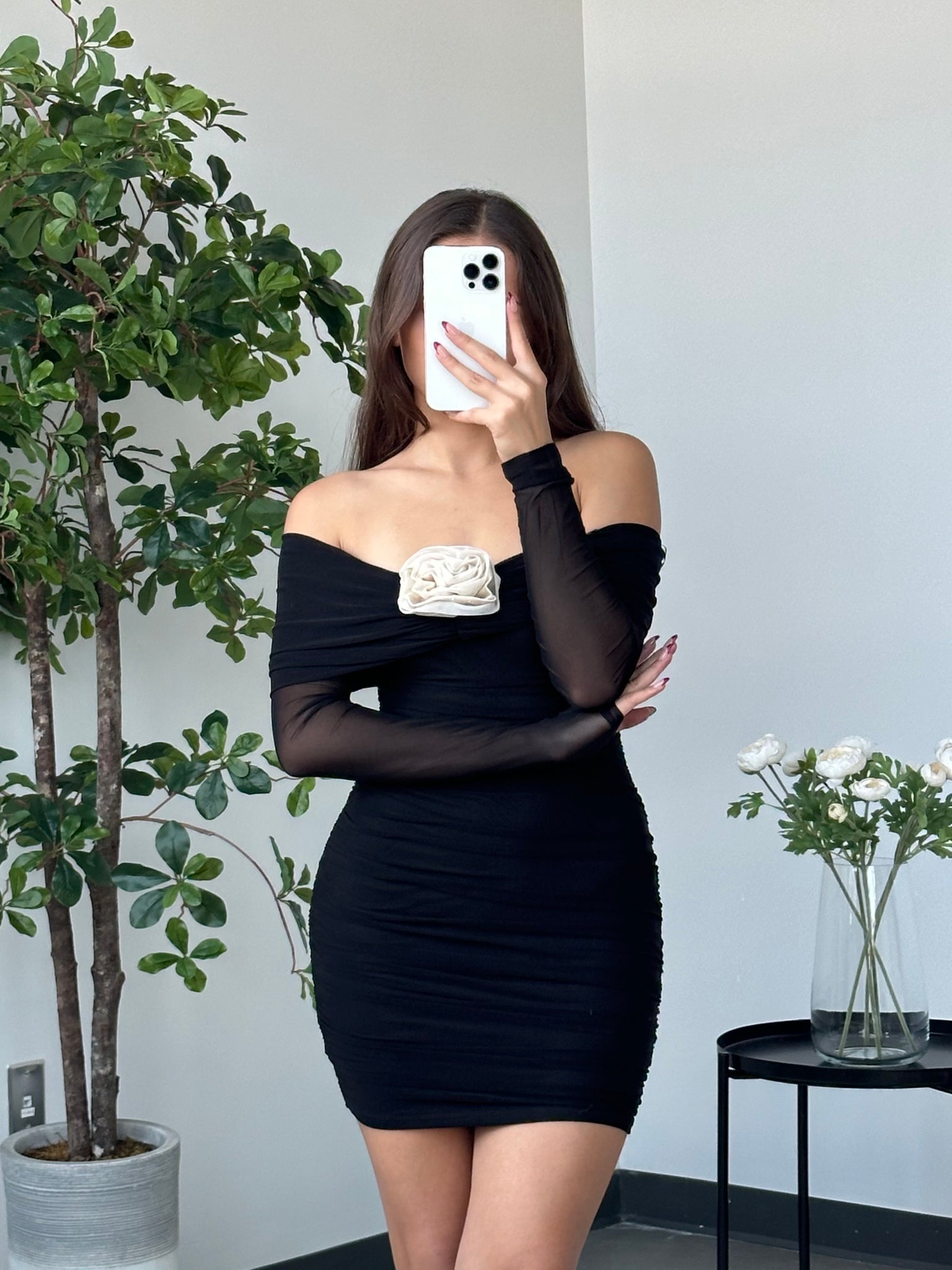 Rose Dress (Black)