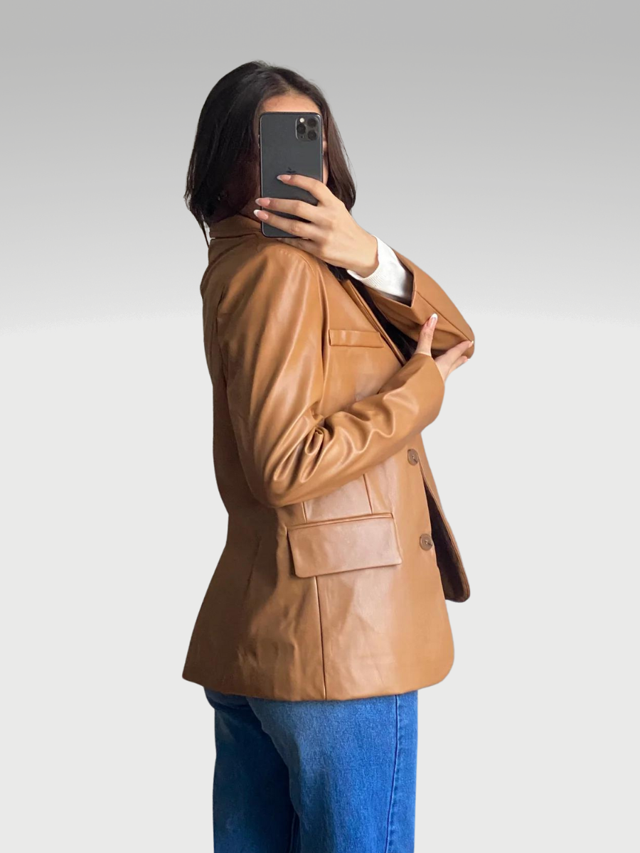 City Girl Blazer (Camel)