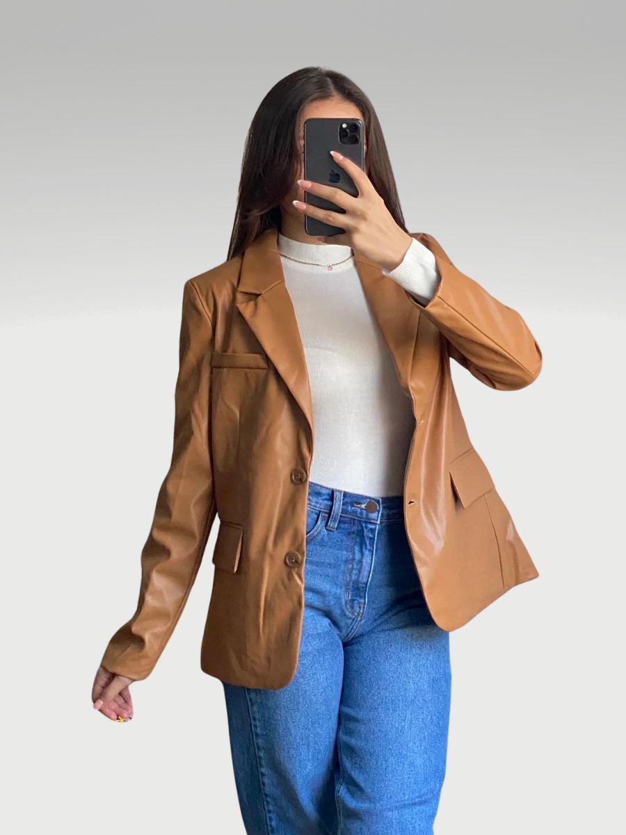 City Girl Blazer (Camel)