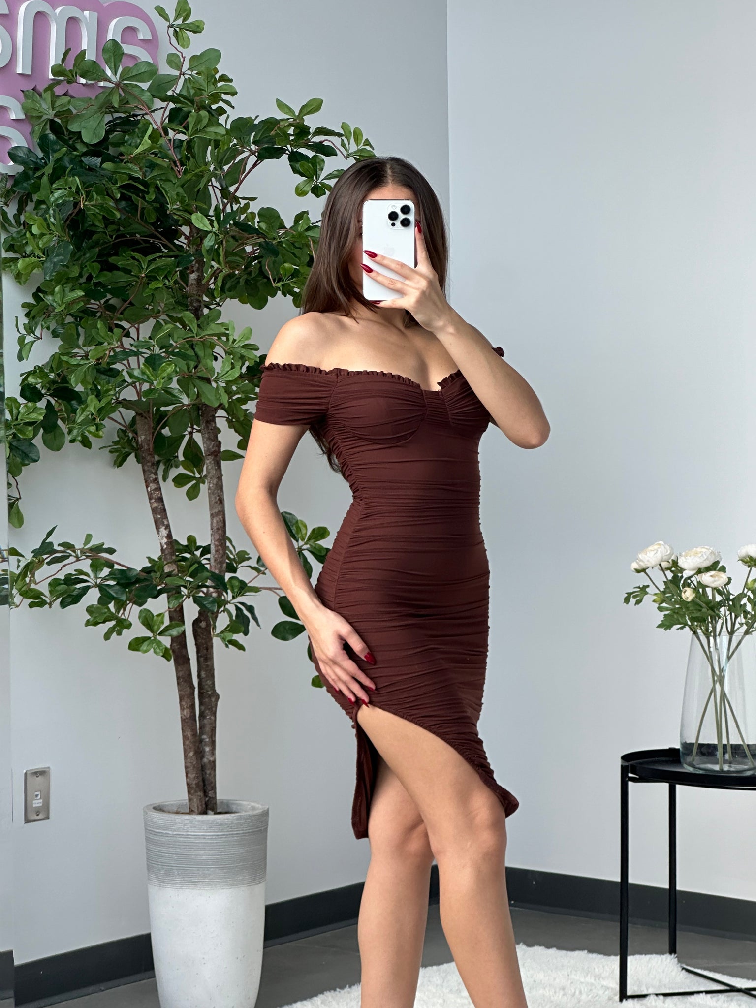 Bonita Dress (Chocolate)