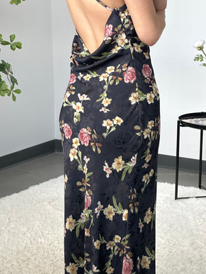 Peony Dress (black)