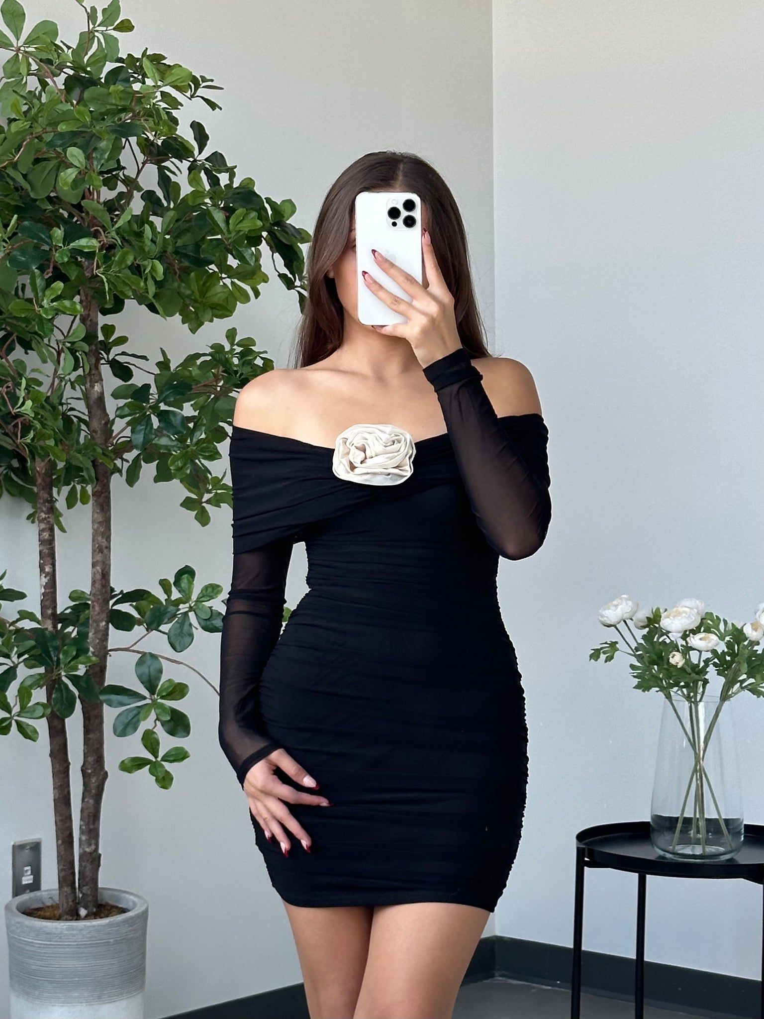 Rose Dress (Black)