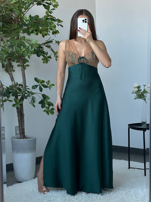 Lore Dress (Hunter Green)