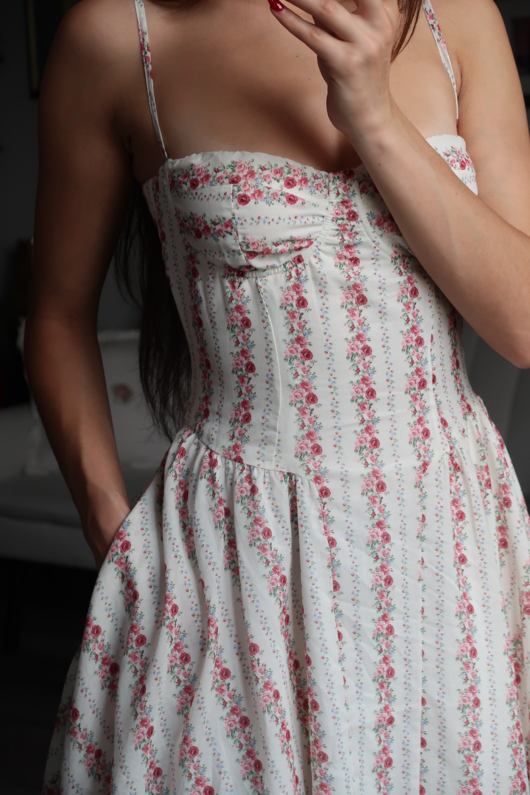 Not Too Shabby Dress (burgundy)