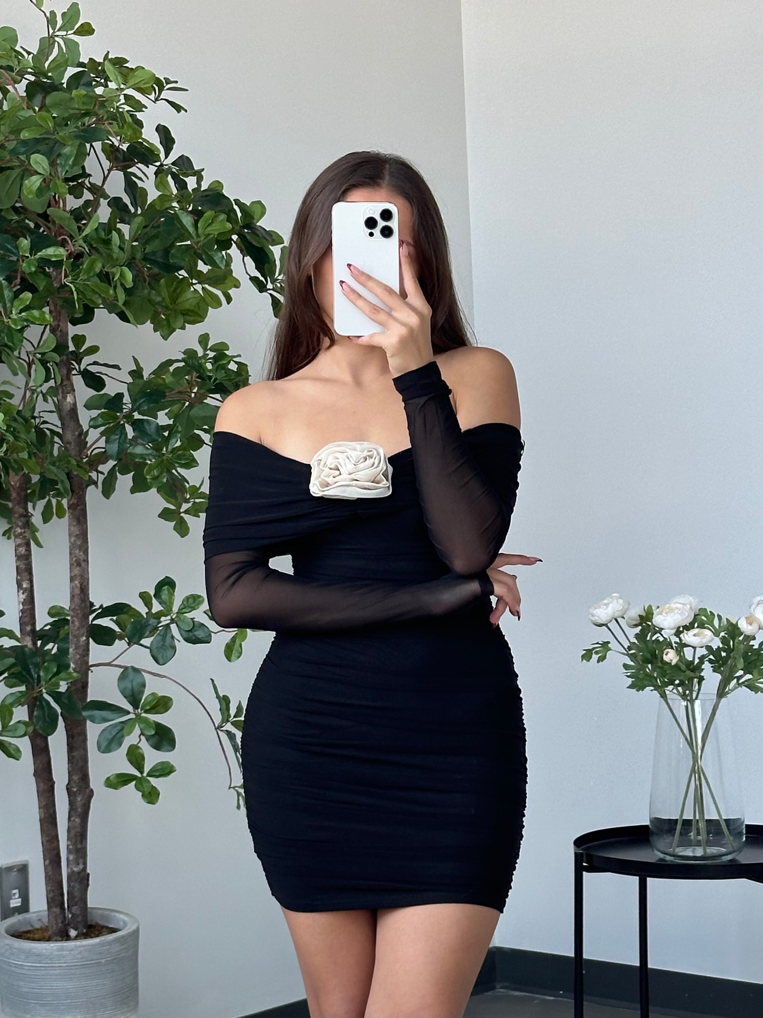 Rose Dress (Black)