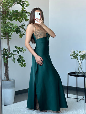 Lore Dress (Hunter Green)