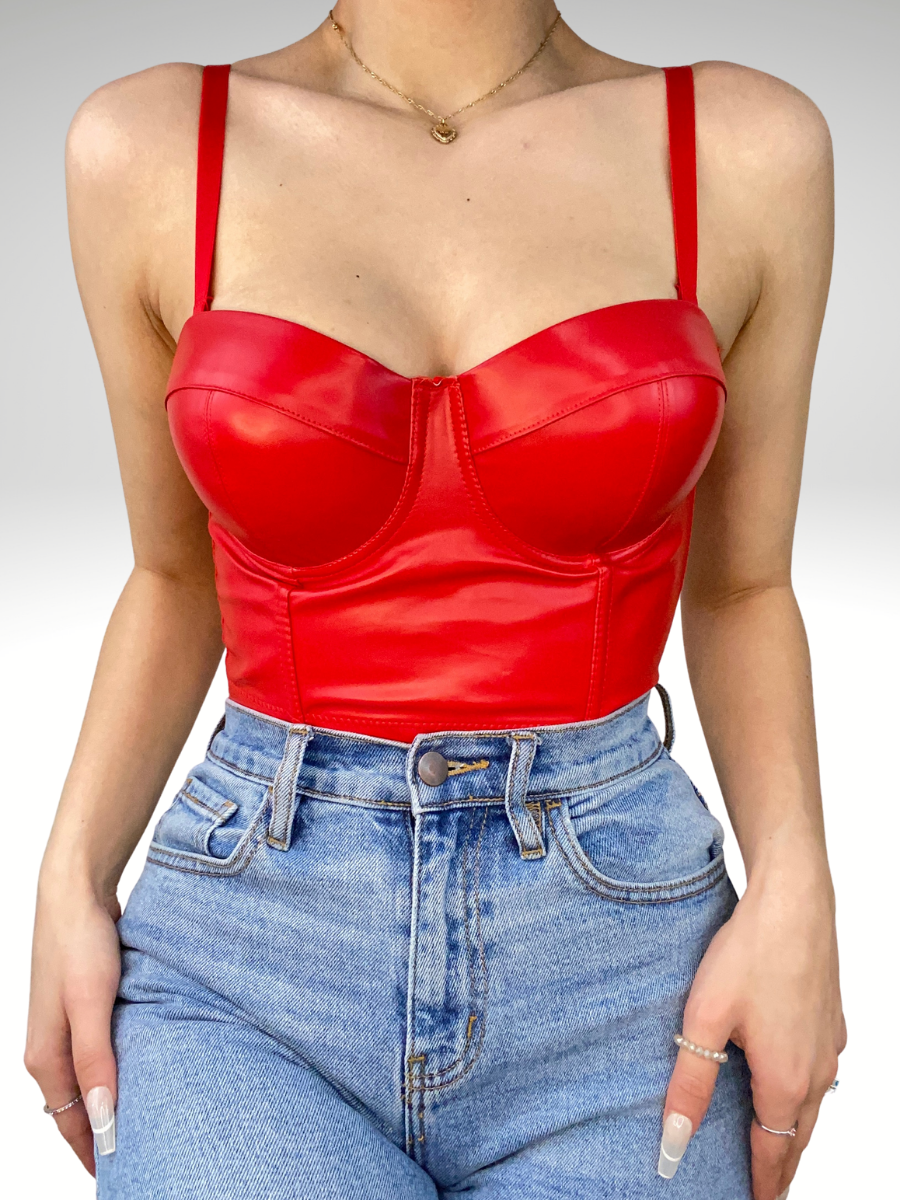Step Up Bustier (Red)