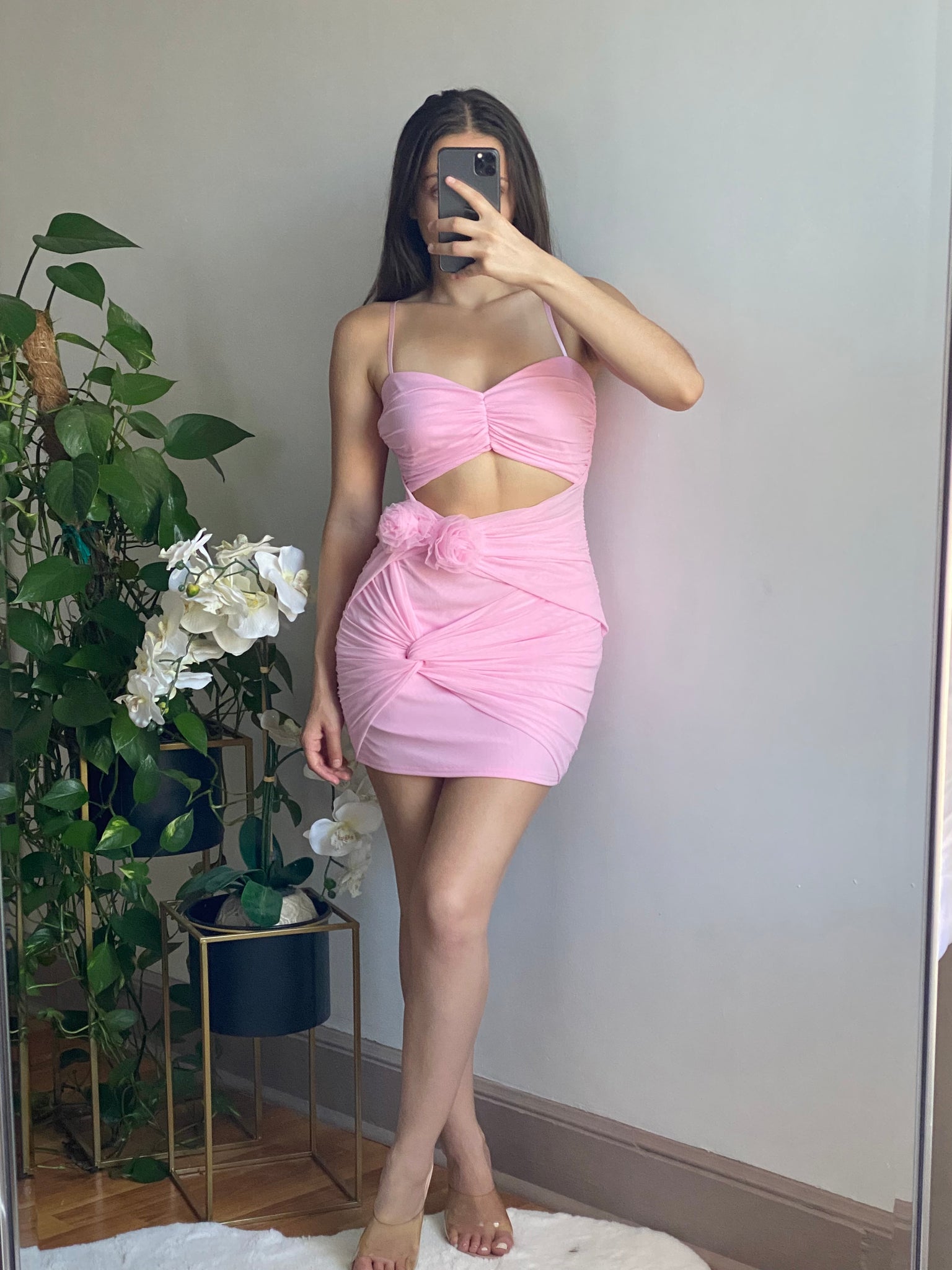 Vibes on Vibes dress (Pink)