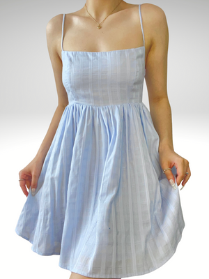 Baby Doll Dress (Light Blue)