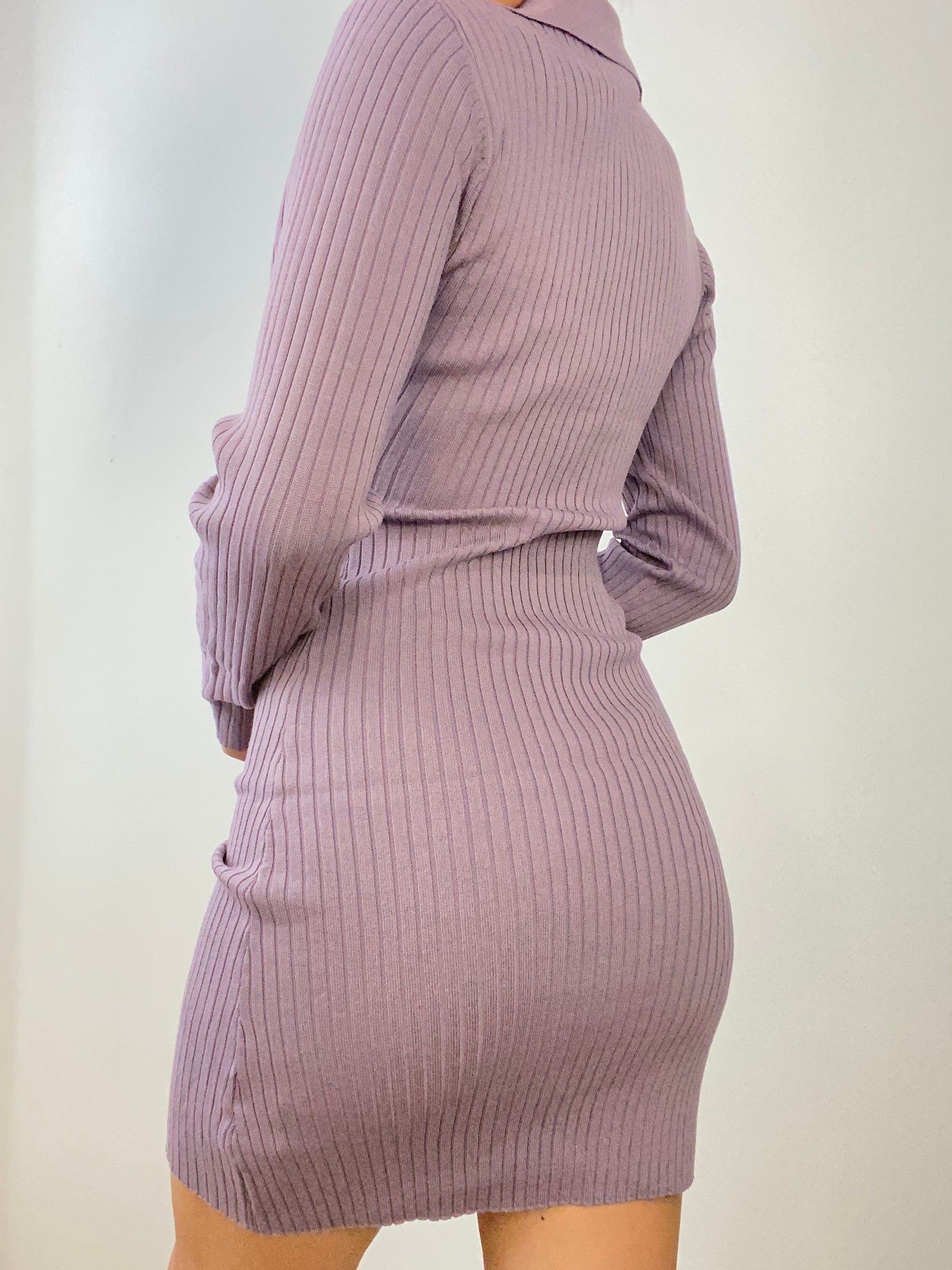 Gracie Sweater Dress (Violet)